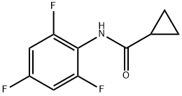 Cyclopropanecarboxamide, N-(2,4,6-trifluorophenyl)- Structural