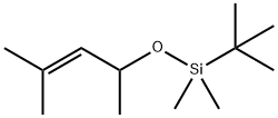 Silane, [(1,3-dimethyl-2-buten-1-yl)oxy](1,1-dimethylethyl)dimethyl- Structural