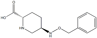 Trans-5-(Benzyloxyamino)piperidine-2-carboxylic acid