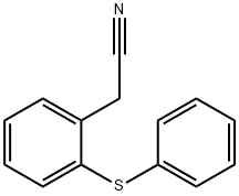 2-(2-(phenylthio)phenyl)acetonitrile Structural