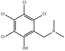 Phenol, 2,3,4,5-tetrachloro-6-[(dimethylamino)methyl]- Structural