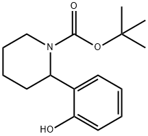 tert-butyl 2-(2-hydroxyphenyl)piperidine-1-carboxylate Structural