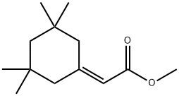 Acetic acid, 2-(3,3,5,5-tetramethylcyclohexylidene)-, methyl ester Structural