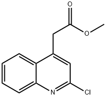 methyl 2-(2-chloroquinolin-4-yl)acetate Structural
