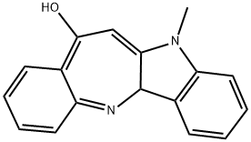 Indolo[3,2-b][1]benzazepin-12-ol, 5a,10-dihydro-10-methyl- Structural