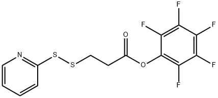 Perfluorophenyl 3-(pyridin-2-yldisulfanyl)propanoate Structural