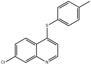 Quinoline, 7-chloro-4-[(4-methylphenyl)thio]- Structural