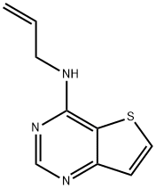Thieno[3,2-d]pyrimidin-4-amine, N-2-propen-1-yl- Structural