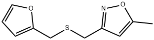 Isoxazole, 3-[[(2-furanylmethyl)thio]methyl]-5-methyl- Structural