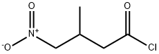 Butanoyl chloride, 3-methyl-4-nitro- Structural