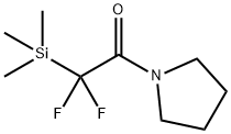 Ethanone, 2,2-difluoro-1-(1-pyrrolidinyl)-2-(trimethylsilyl)- Structural