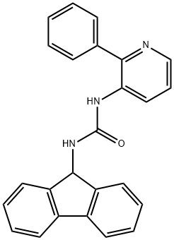 Urea, N-9H-fluoren-9-yl-N'-(2-phenyl-3-pyridinyl)- Structural