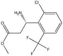 METHYL (3S)-3-AMINO-3-[2-CHLORO-6-(TRIFLUOROMETHYL)PHENYL]PROPANOATE