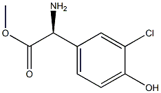 METHYL (2S)-2-AMINO-2-(3-CHLORO-4-HYDROXYPHENYL)ACETATE