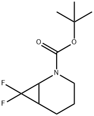 tert-butyl 7,7-difluoro-2-azabicyclo[4.1.0]heptane-2-carboxylate Structural