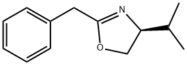 Oxazole, 4,5-dihydro-4-(1-methylethyl)-2-(phenylmethyl)-, (4S)- Structural