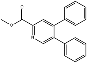 Methyl 4,5-diphenylpyridinecarboxylate Structural