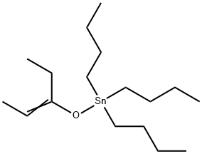 Stannane, tributyl[(1-ethyl-1-propen-1-yl)oxy]- Structural