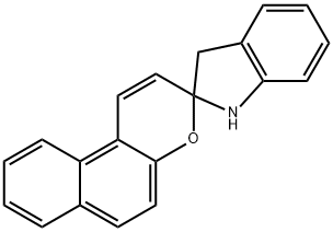 Spiro[2H-indole-2,3'-[3H]naphtho[2,1-b]pyran], 1,3-dihydro- Structural