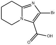 Imidazo[1,2-a]pyridine-3-carboxylic acid, 2-bromo-5,6,7,8-tetrahydro- Structural
