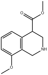 methyl 8-methoxy-1,2,3,4-tetrahydroisoquinoline-4-carboxylate Structural