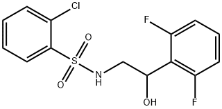 Benzenesulfonamide, 2-chloro-N-[2-(2,6-difluorophenyl)-2-hydroxyethyl]- Structural