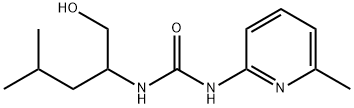 Urea, N-[1-(hydroxymethyl)-3-methylbutyl]-N'-(6-methyl-2-pyridinyl)- Structural