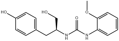 Urea, N-[(1S)-2-hydroxy-1-[(4-hydroxyphenyl)methyl]ethyl]-N'-(2-methoxyphenyl)- Structural