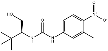 Urea, N-[(1S)-1-(hydroxymethyl)-2,2-dimethylpropyl]-N'-(3-methyl-4-nitrophenyl)- Structural