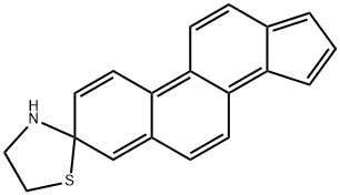 Spiro[3H-cyclopenta[a]phenanthrene-3,2'-thiazolidine] (8CI,9CI) Structural
