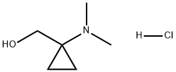 Cyclopropanemethanol, 1-(dimethylamino)-, hydrochloride (1:1) Structural