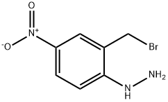 Hydrazine, [2-(bromomethyl)-4-nitrophenyl]- Structural