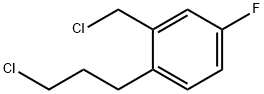 Benzene, 2-(chloromethyl)-1-(3-chloropropyl)-4-fluoro- Structural