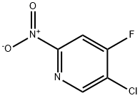 Pyridine, 5-chloro-4-fluoro-2-nitro- Structural