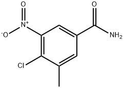 Benzamide, 4-chloro-3-methyl-5-nitro- Structural