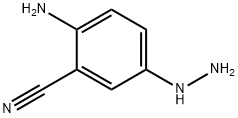 Benzonitrile, 2-amino-5-hydrazinyl- Structural
