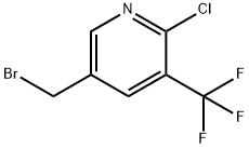Pyridine, 5-(bromomethyl)-2-chloro-3-(trifluoromethyl)- Structural