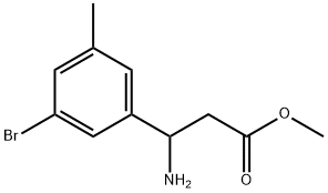 METHYL 3-AMINO-3-(3-BROMO-5-METHYLPHENYL)PROPANOATE