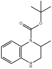 tert-butyl 2-methyl-3,4-dihydroquinoxaline-1(2H)-carboxylate Structural