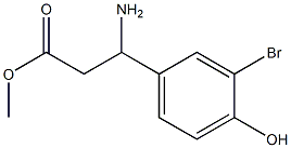 METHYL 3-AMINO-3-(3-BROMO-4-HYDROXYPHENYL)PROPANOATE