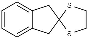 Spiro[1,3-dithiolane-2,2'-[2H]indene], 1',3'-dihydro- Structural