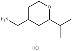 (2-isopropyltetrahydro-2H-pyran-4-yl)methanamine hydrochloride