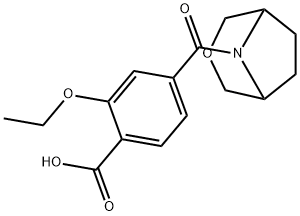 Benzoic acid, 2-ethoxy-4-(3-oxa-8-azabicyclo[3.2.1]oct-8-ylcarbonyl)- Structural