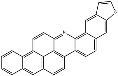 Anthra[2,1,9-mna][1]benzothieno[5,6-h]acridine (8CI,9CI) Structural