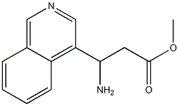 METHYL 3-AMINO-3-(ISOQUINOLIN-4-YL)PROPANOATE