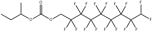 sec-Butyl 1H,1H,9H-perfluorononyl carbonate Structural