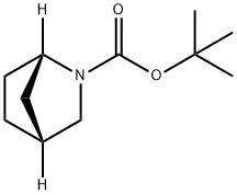 tert-butyl (1S,4R)-2-azabicyclo[2.2.1]heptane-2-carboxylate Structural