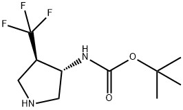 tert-butyl ((3S,4R)-4-(trifluoromethyl)pyrrolidin-3-yl)carbamate