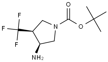 tert-butyl (3S,4S)-3-amino-4-(trifluoromethyl)pyrrolidine-1-carboxylate