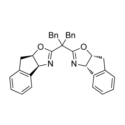 (3aS,3a'S,8aR,8a'R)-2,2'-(1,3-Diphenylpropane-2,2-diyl)bis(8,8a-dihydro-3aH-indeno[1,2-d]oxazole) Structural